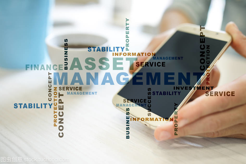 虚拟屏幕上的资产经营管理理念与词云解析